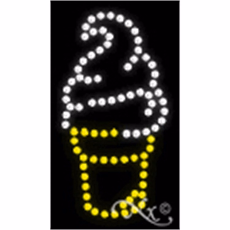 Ice Cream Logo LED Sign