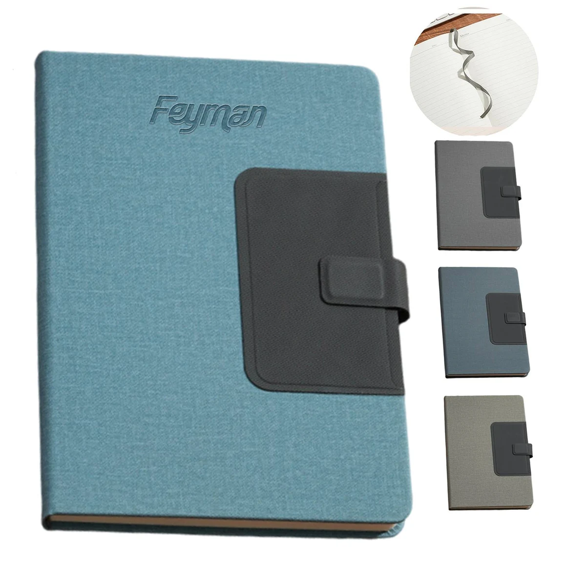 A5 PU Leather Magnetic Closure Business Notebook 1