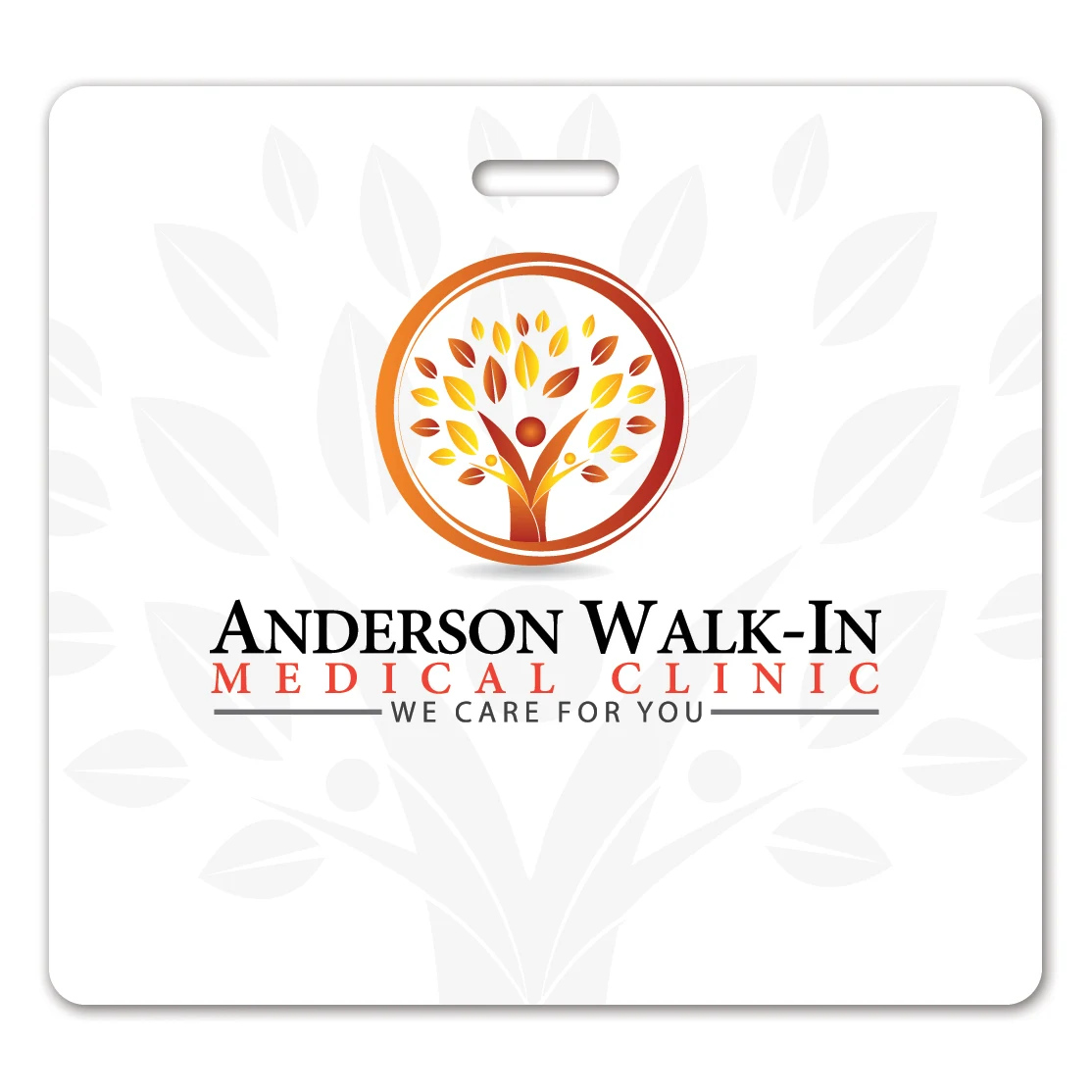 Full Color 50 Mil Name Badge (3.125"X3.375") Square 1