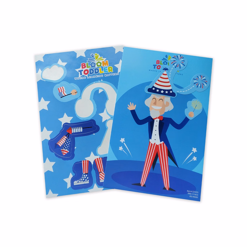 Dress-a-Character Stickers and Card