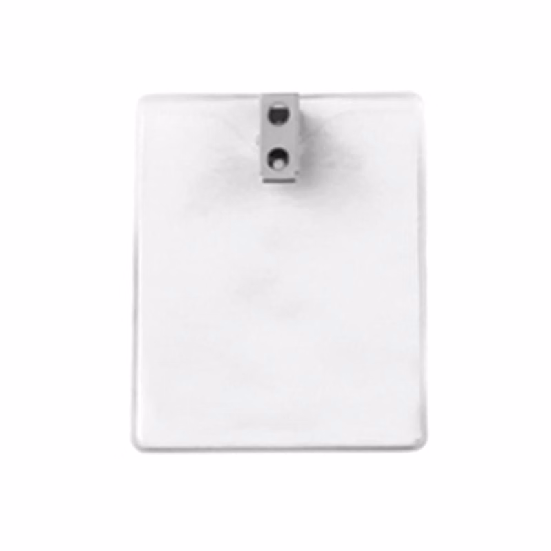 Vertical Top Load Badge Holder w/2 Hole Clip