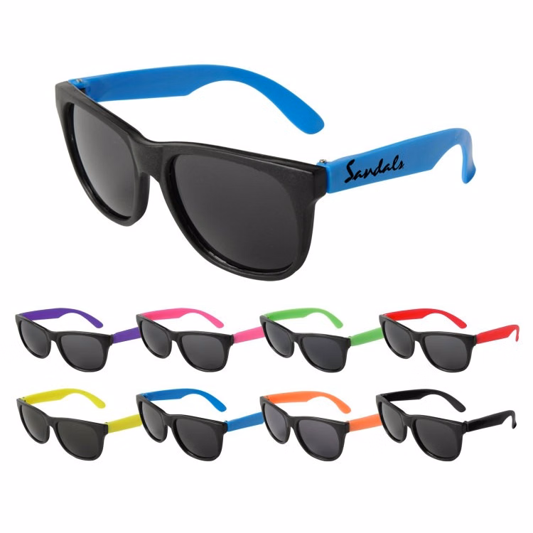 Neon Sunglasses with Black Frame