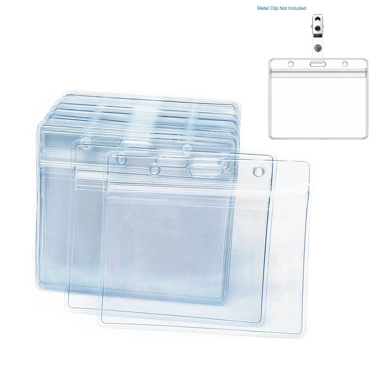 Clear Vinyl Badge Holder 1