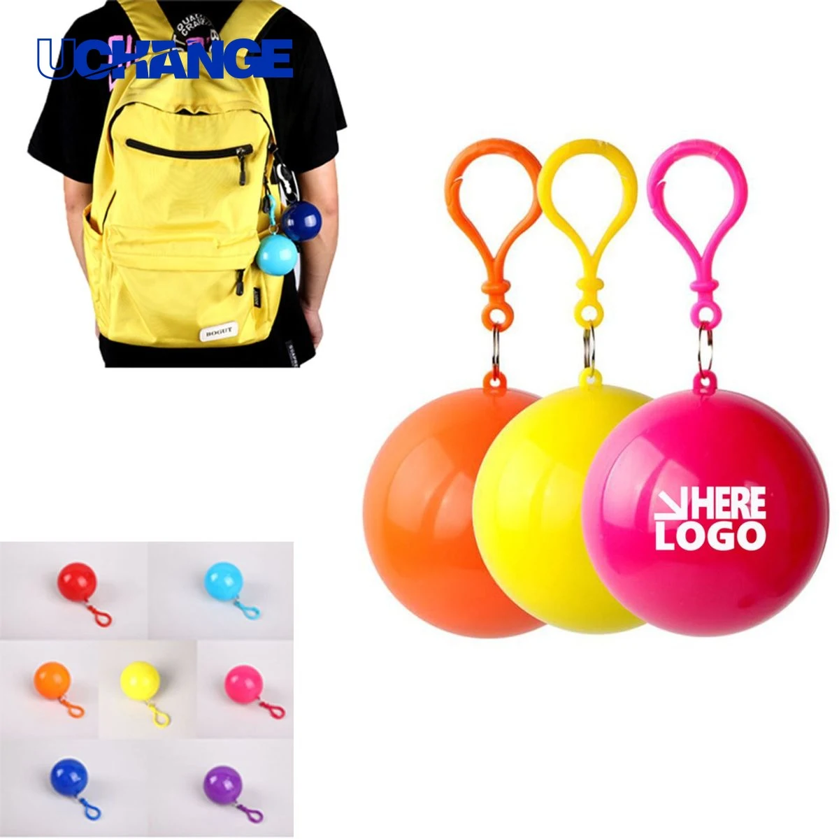 Disposable Portable Raincoat Ball 1