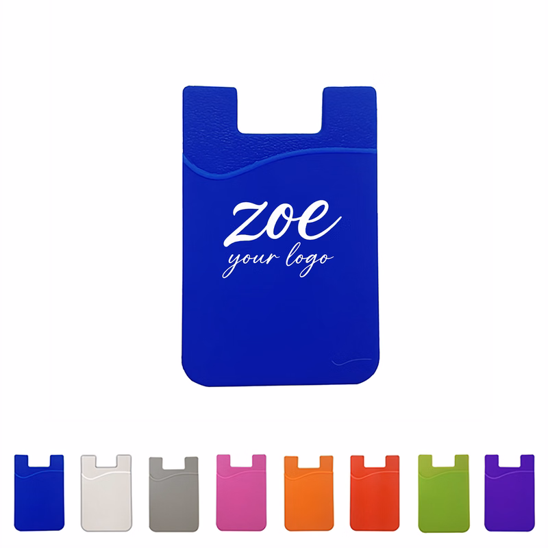 Custom Silicone Phone Wallet Card Slot