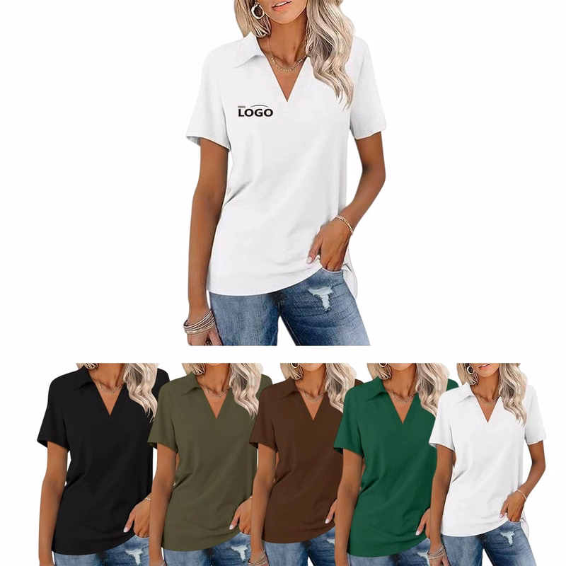 Short-sleeve Shirt With a Printed Collar