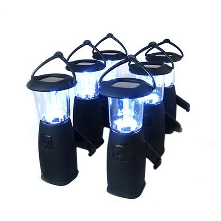 Hand Generator System Rechargeable LED Solar Camping Lamp 1