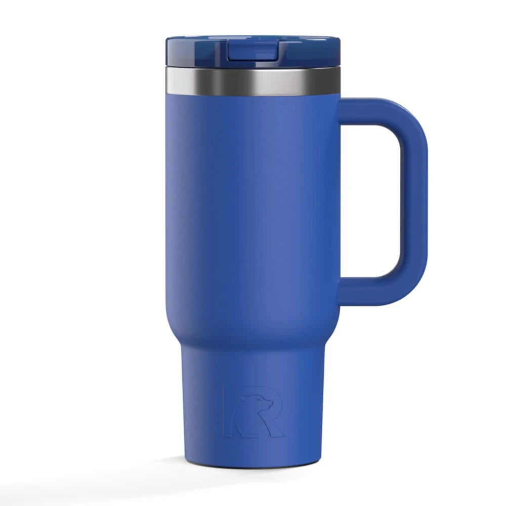 16 oz RTIC® Stainless Steel Ceramic Lined Little Road Trip Tumbler w/ Straw Lid 1
