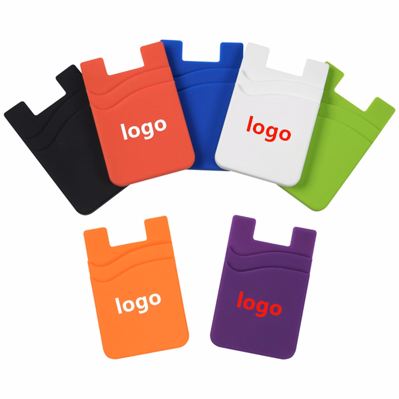 Dual Pockets Silicone Phone Wallet