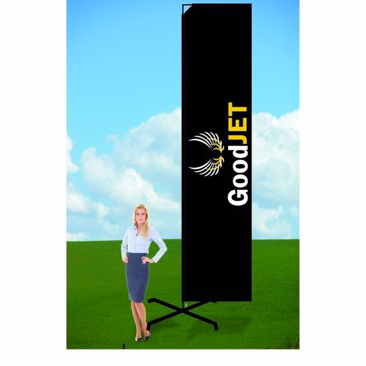 11ft Flutter Flags with X Stand-Double