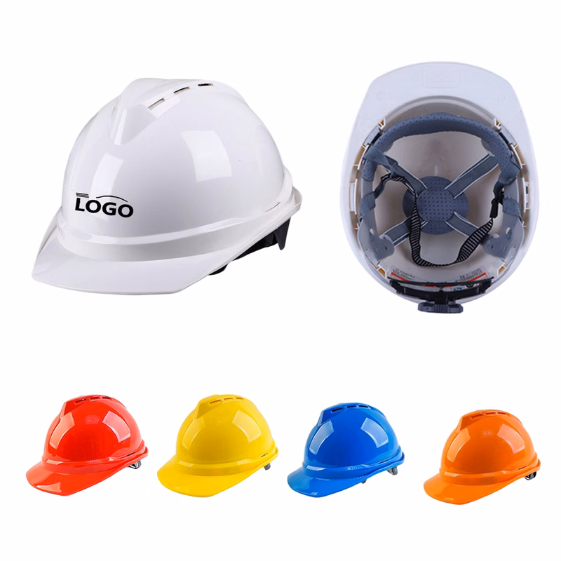 Reinforced Breathable Vented ABS Safety Helmet