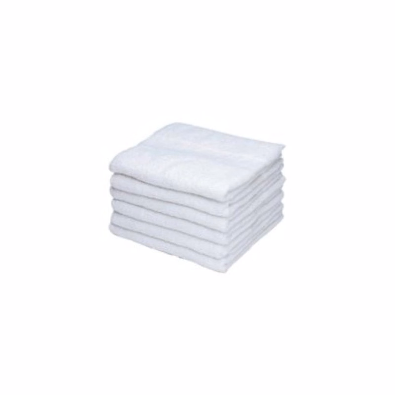 Hand Towels - 16" x 27" White 100% Cotton