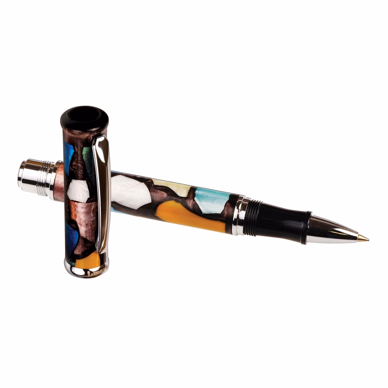 Ipicasso Screw Off Cap Rollerball Pen with Design