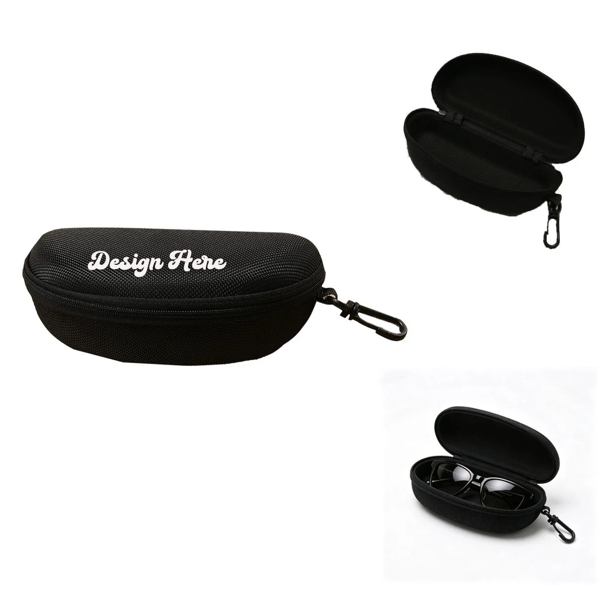 Premium Zippered Sunglasses Case with Durable Shell 1