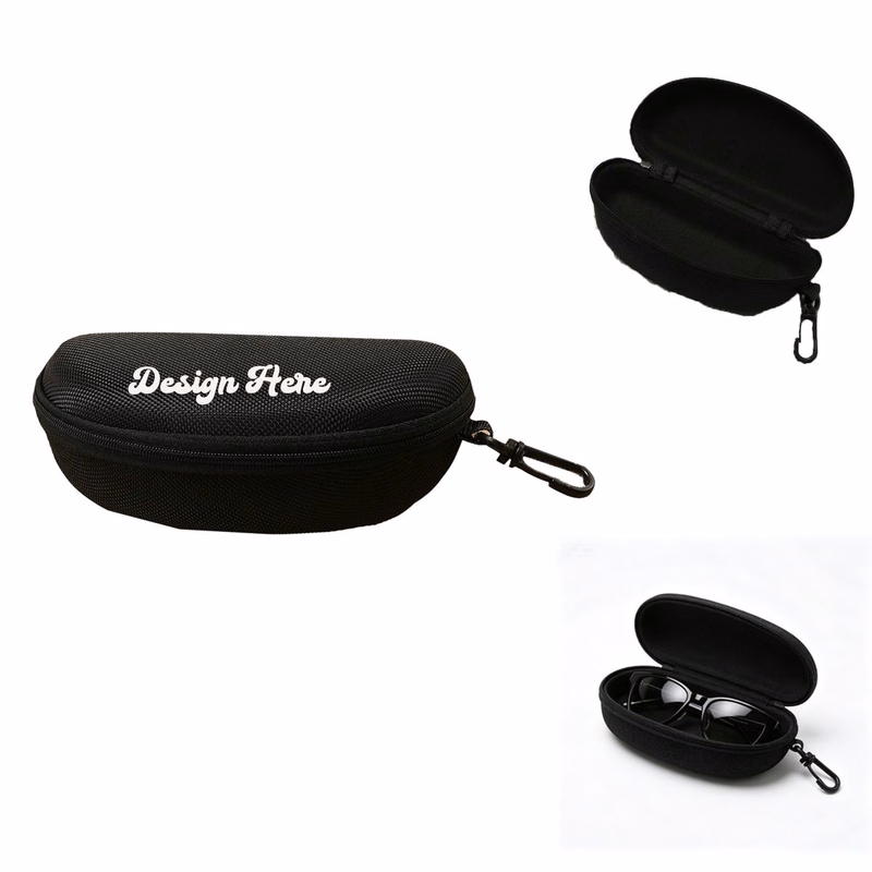 Premium Zippered Sunglasses Case with Durable Shell