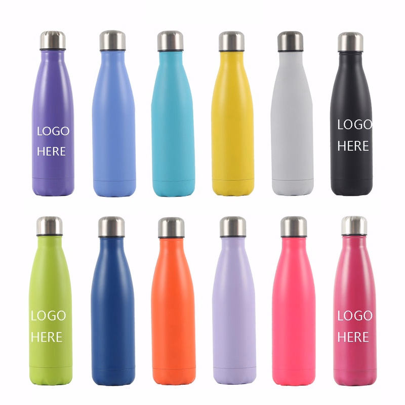17Oz Matt Stainless Steel Vacuum Insulated Water Bottle