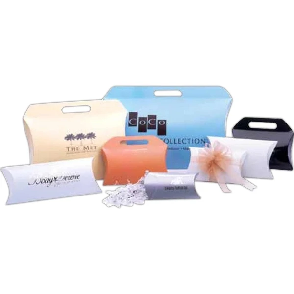 White/Kraft Pouch With Handle 1