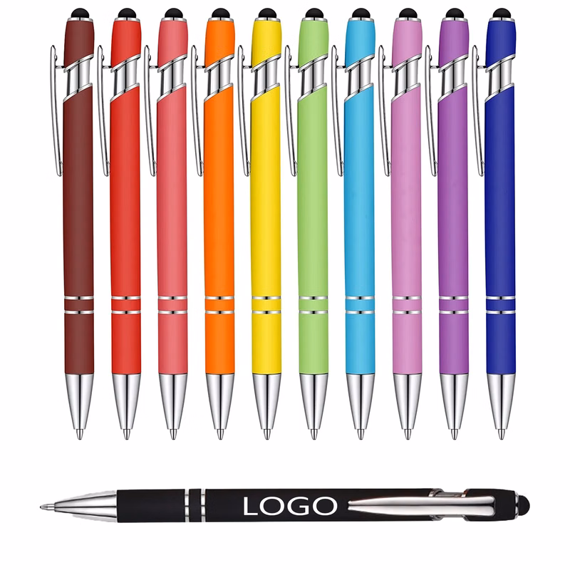 MOQ50 Soft-Touch Pen w/ Stylus