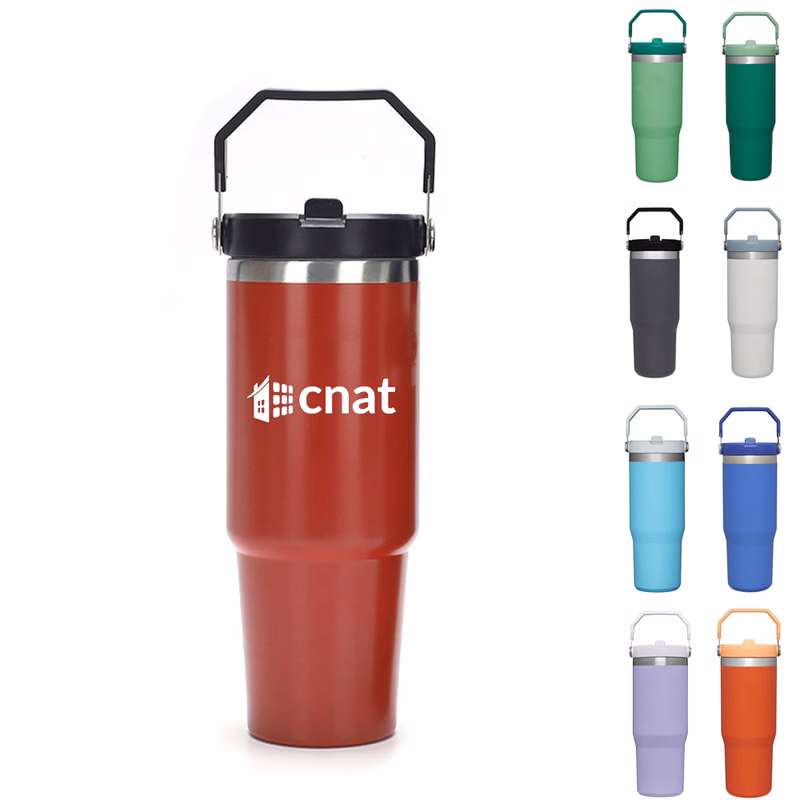30Oz Car Vacuum Coffee Mug with Handle