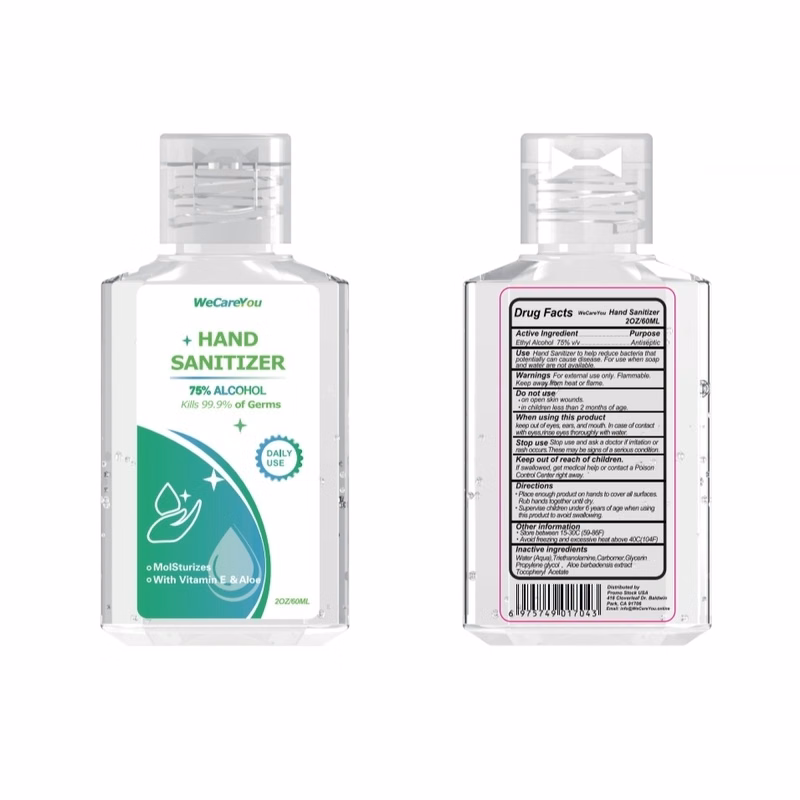 Hand Sanitizer Gel, 2 oz.