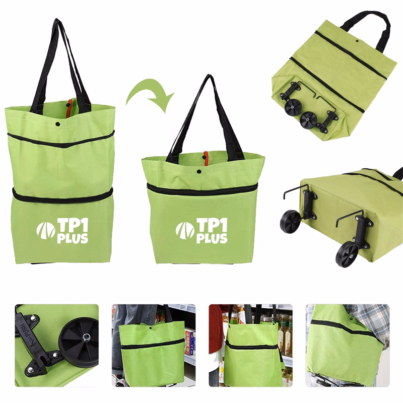 Folding Shopping Cart Trolley Bag