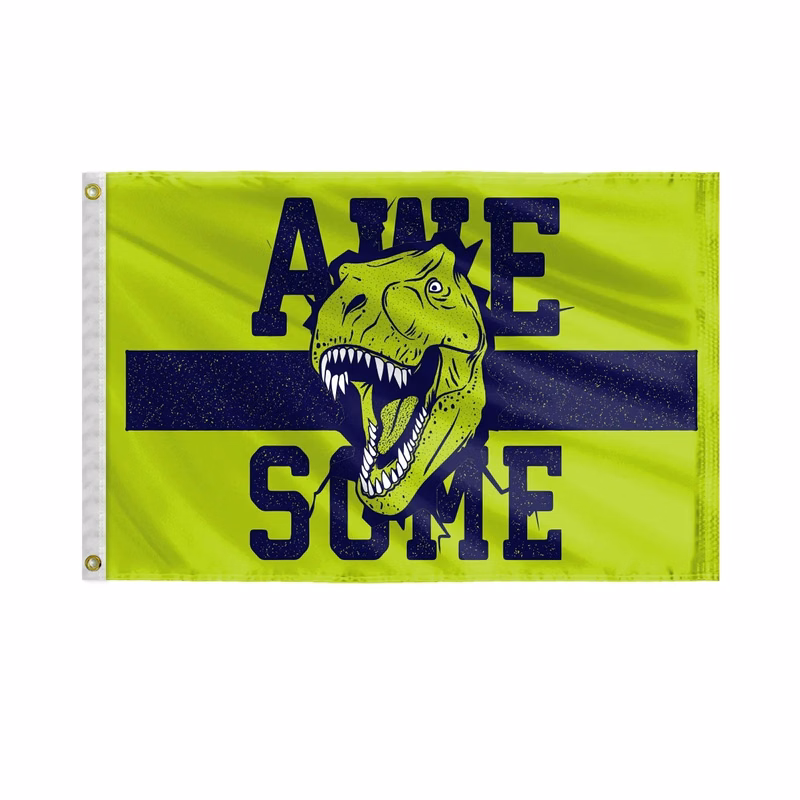Custom Screen Sublimation Flag - 2' x 3' Nylon