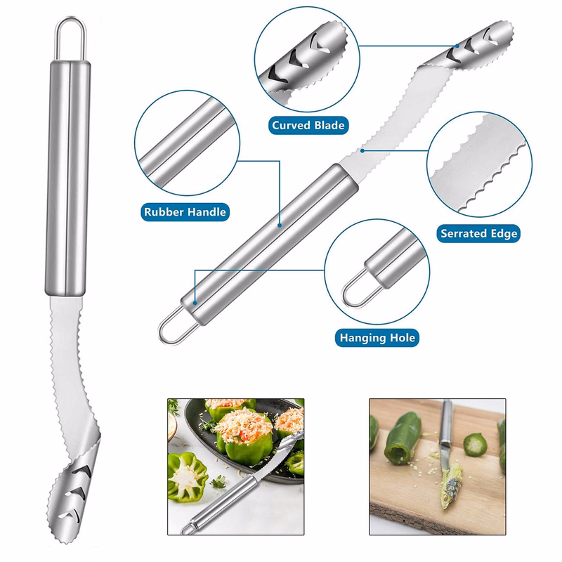 Stainless Steel Pepper Core Remover