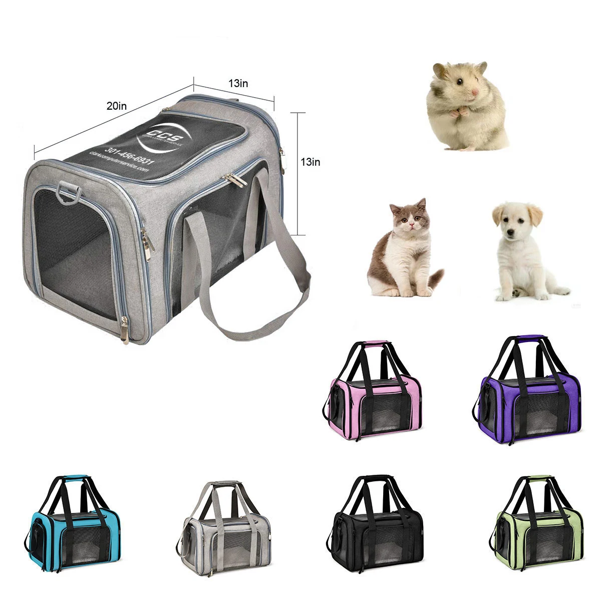 Portable Pet Carrier Shoulder Bag 1