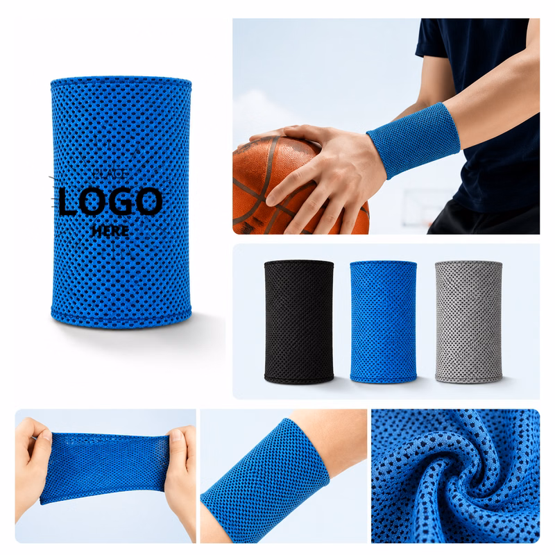 Quick-Dry Custom Logo Athletic Wristband
