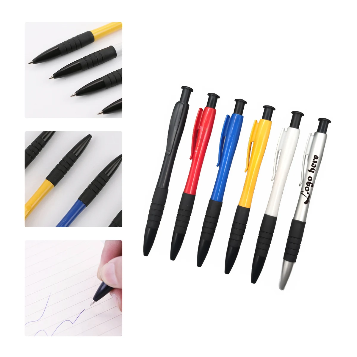 MOQ 50 Custom Plastic Ballpoint Pen Office Gift 1