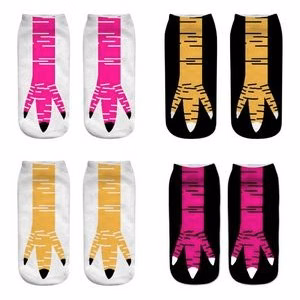 3D Novelty Print Pattern Fun Sock