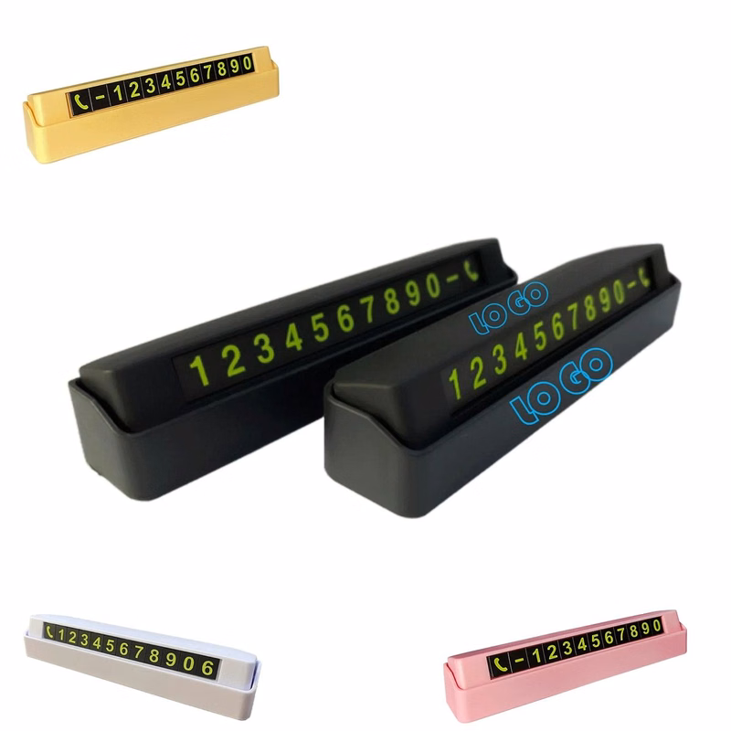 Mini Temporary Car Parking Luminous Number Plate