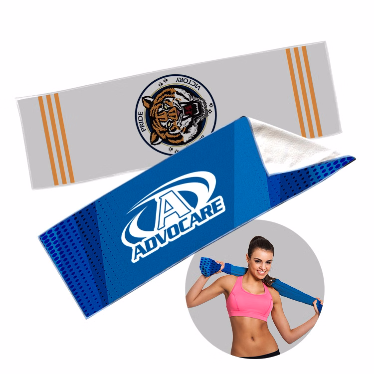 Free Shipping Full Color 250gsm Microfiber Sport Towel - 40 x 12