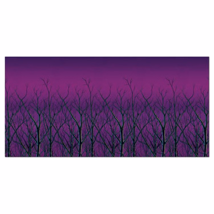 Spooky Forest Treetops Backdrop