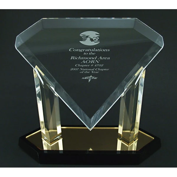 Acrylic Floating Diamond Award 1