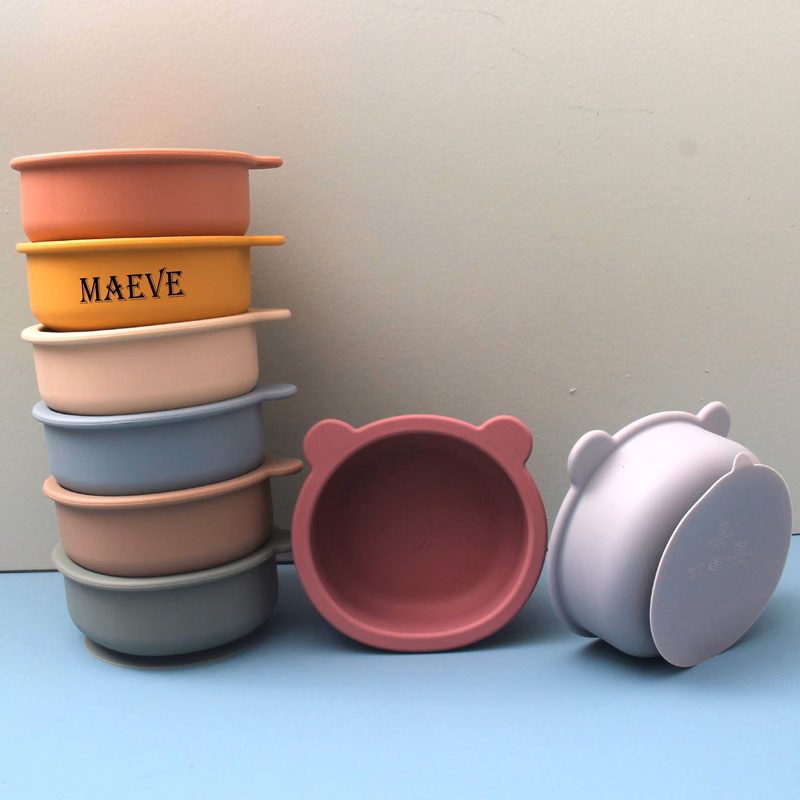 Food Grade Silicone Baby Suction Bowl