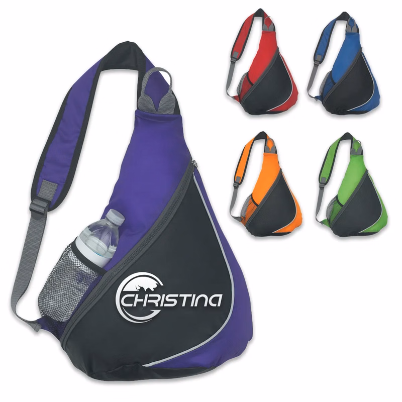 Zipper Multipurpose Crossbody Shoulder Sling Backpack