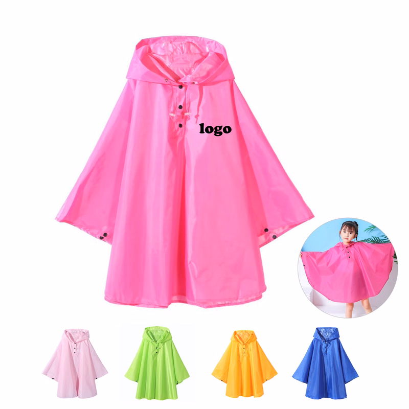 Lightweight Rain Poncho for Kids (direct import)
