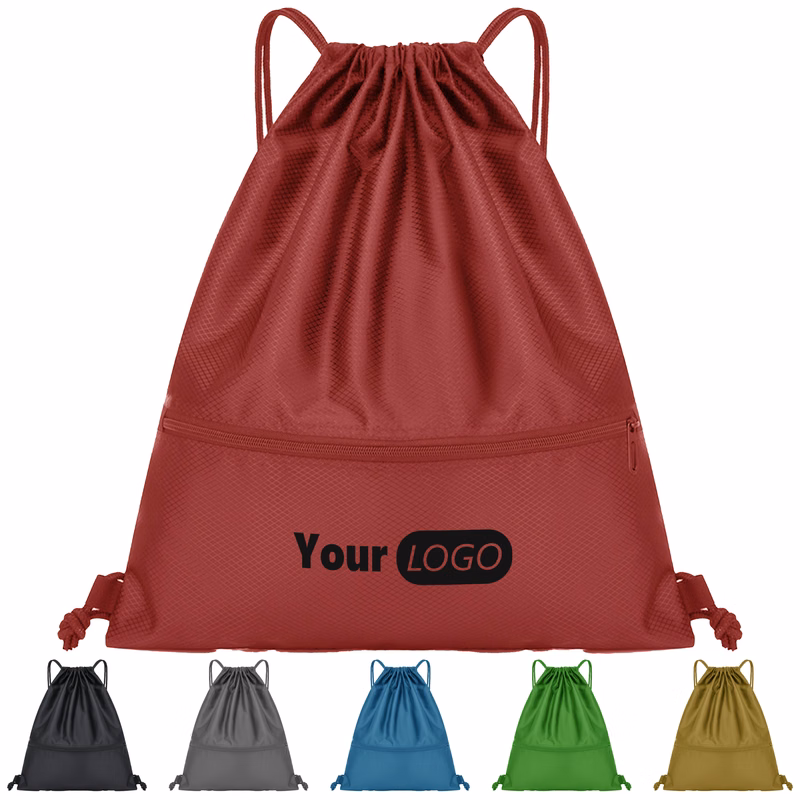 Polyester Custom Drawstring Bag