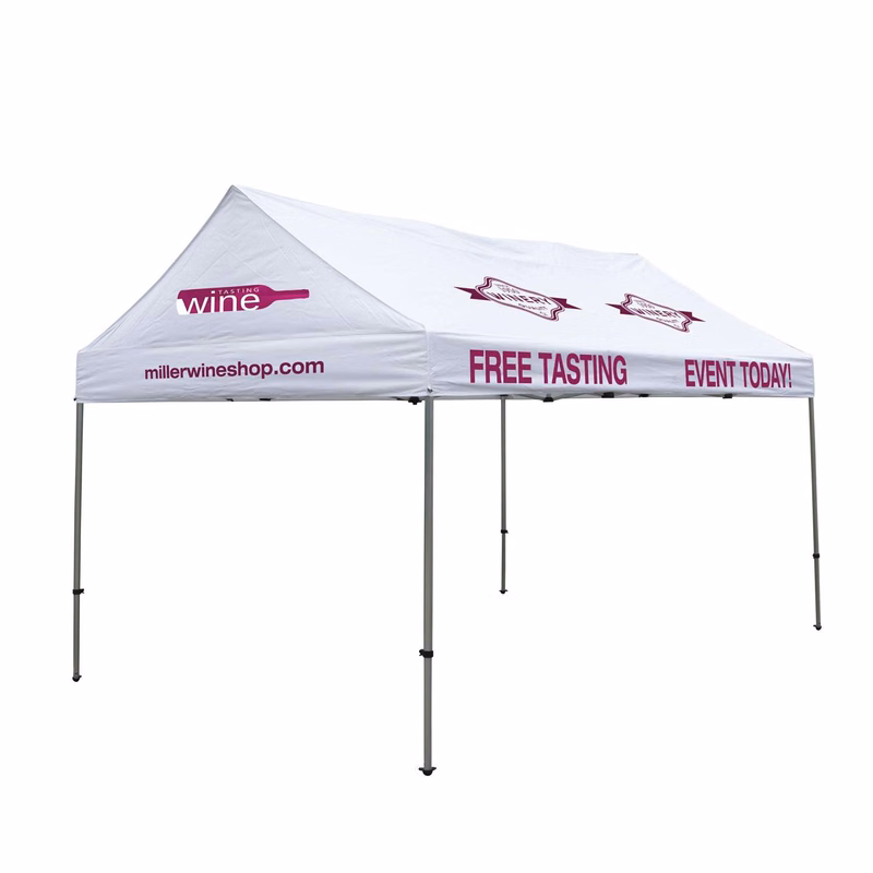10' x 15' Premium Gable Tent Kit (Full-Color Imprint, 10 Locations)