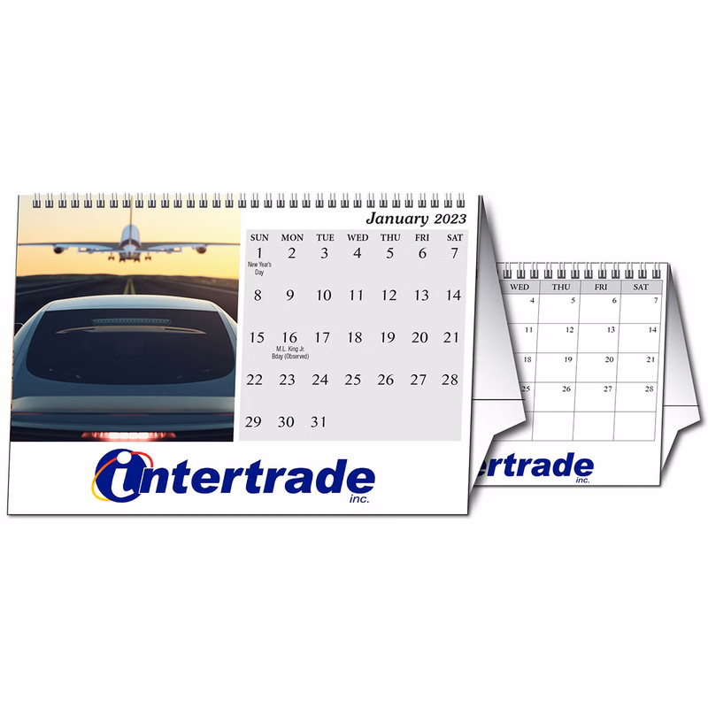 Custom Photo Tent Desk calendar