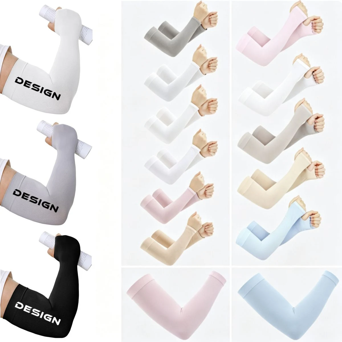 Ice Silk Sunscreen Cooling Sleeve 1