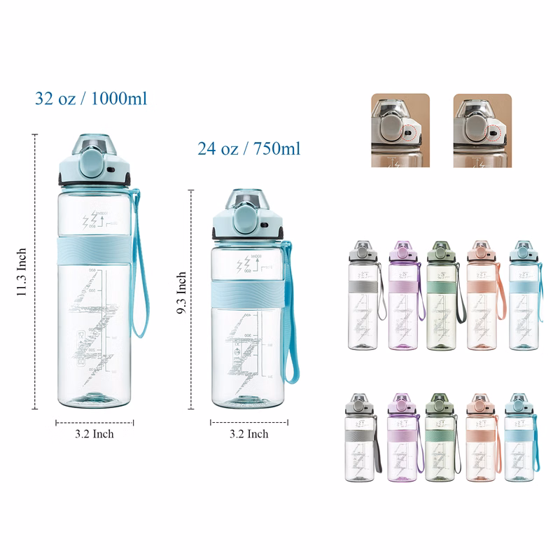 32 oz 24 oz Reusable Water Bottle
