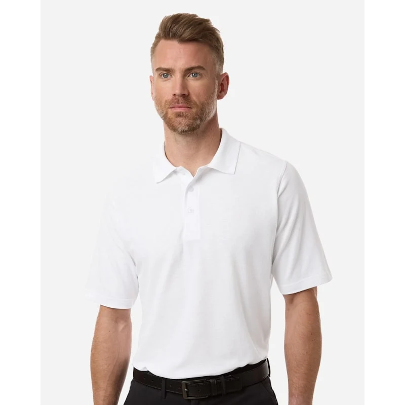 Harriton Men's Tall Maverick CVC Pique Polo - M105T 1