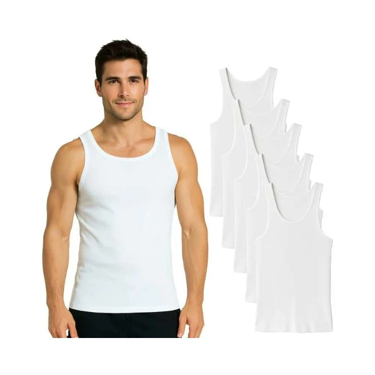 Men's A-Shirts - Size 2XL 5 Pack 1