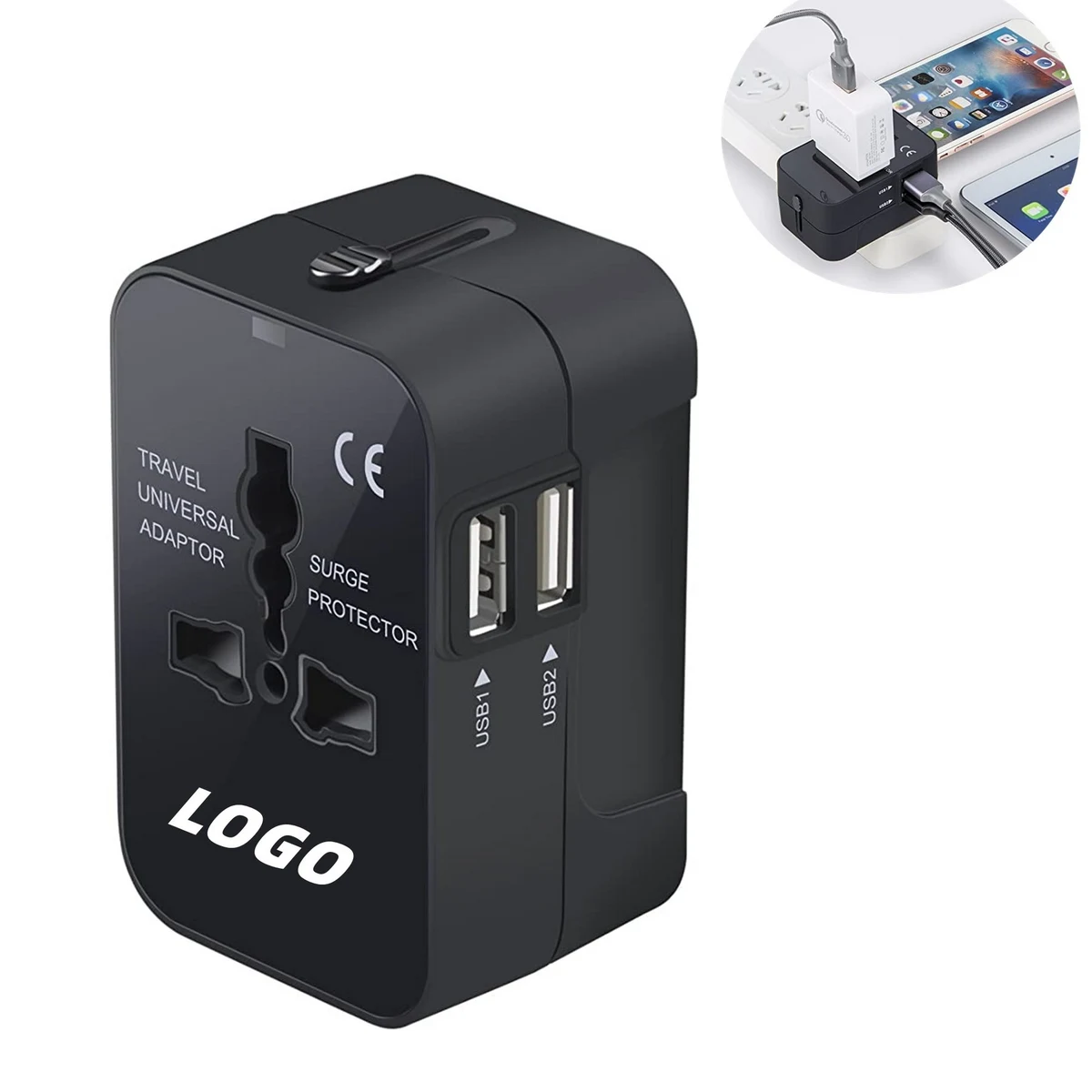 2 USB Multifunction Converter Socket 1