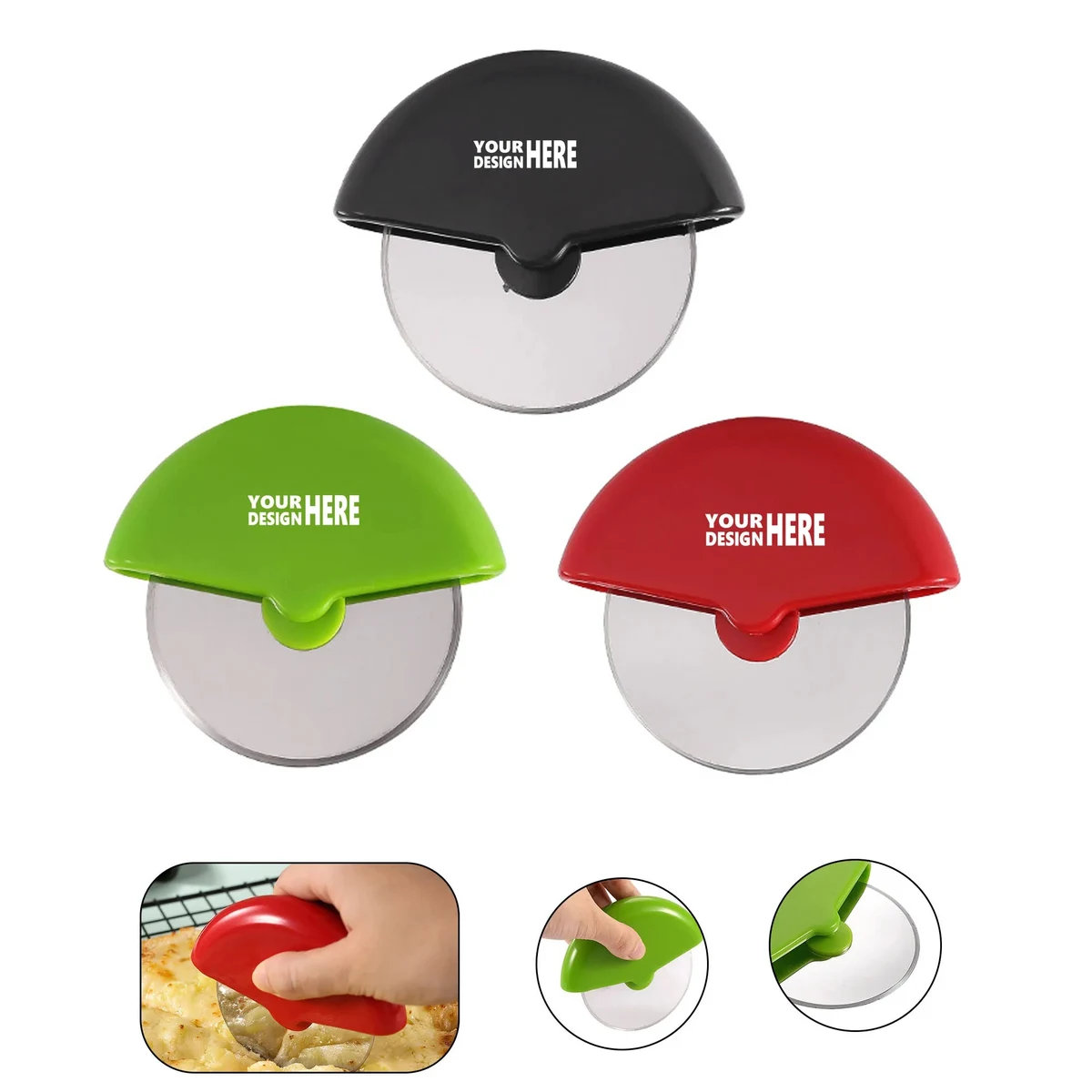 Round Pizza Slicer Cutter Wheel 1