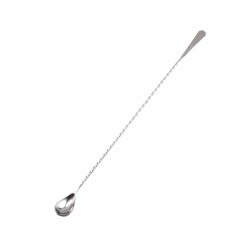 Stainless Steel Cocktail Mixing Spoon w/ Long Handle