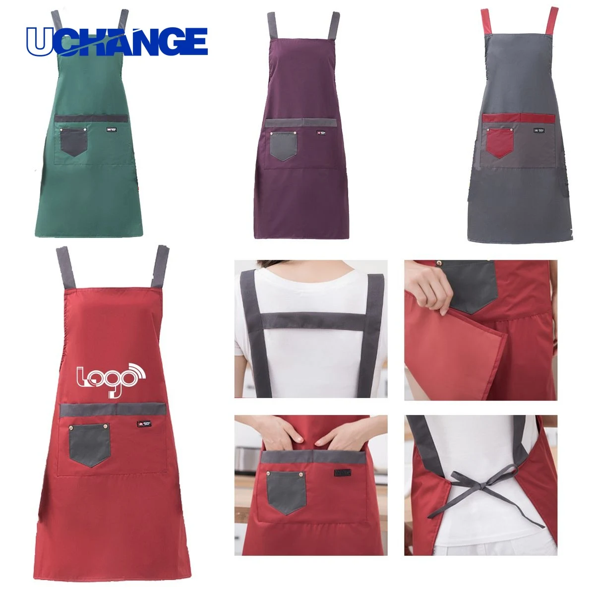 Durable Polyester Apron Workwear 1
