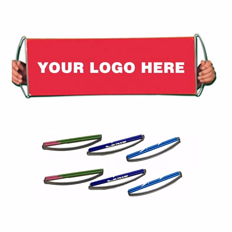 PET Hand Advertisement Flag Banner